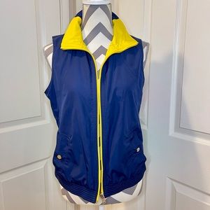 RALPH LAUREN VINTAGE 90’s DOUBLE SIDED COLOR BLOCK VEST SIZE S
